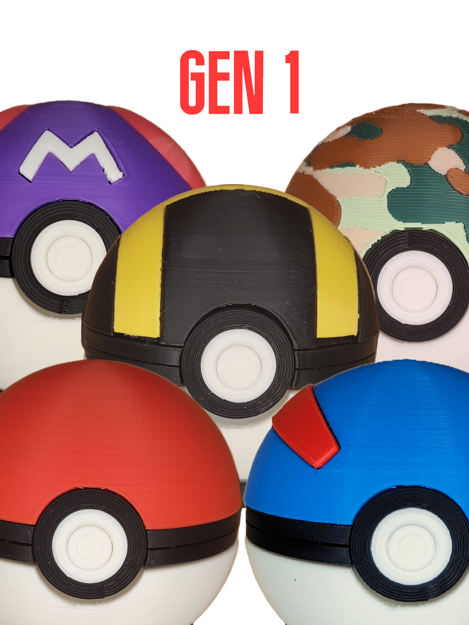 Poke Balls Gen 1 Pack